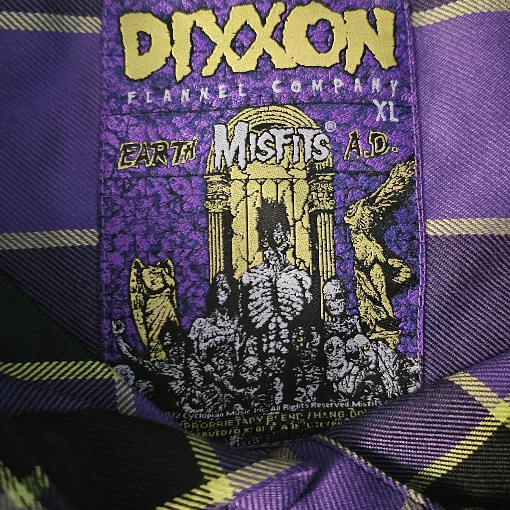 Dixxon Flannel XL. Misfits collaboration - Picture 3 of 6